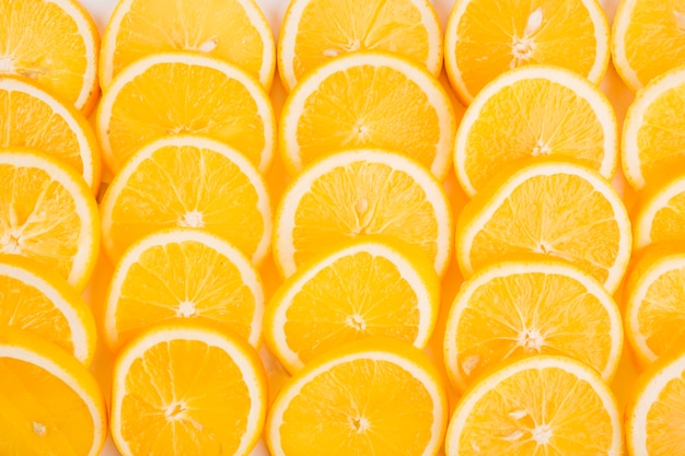 Free photo slices of oranges