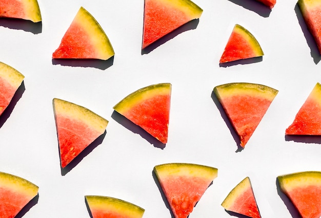 Free Photo slices of seedless watermelon