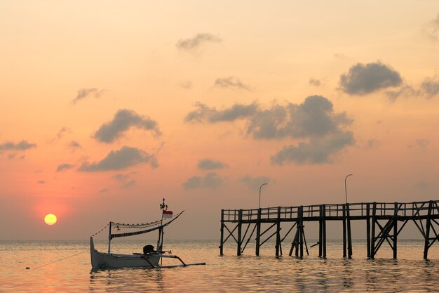 Small boat fishing