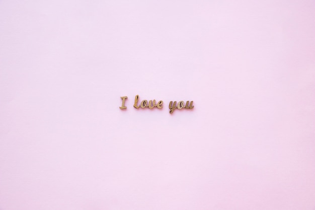 Free Photo small i love you writing