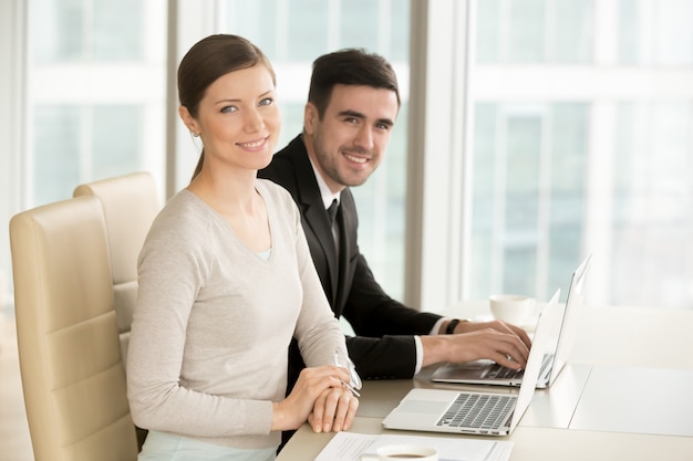 Smiling professional businesswoman 