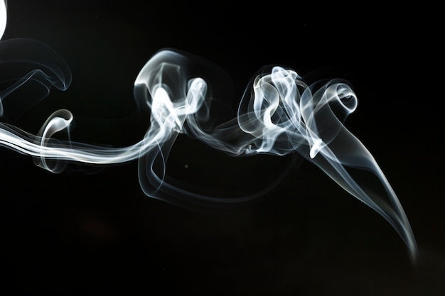 Free photo smoke silhouette with abstract style