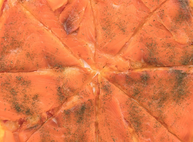 Free Photo smoked salmon pizza