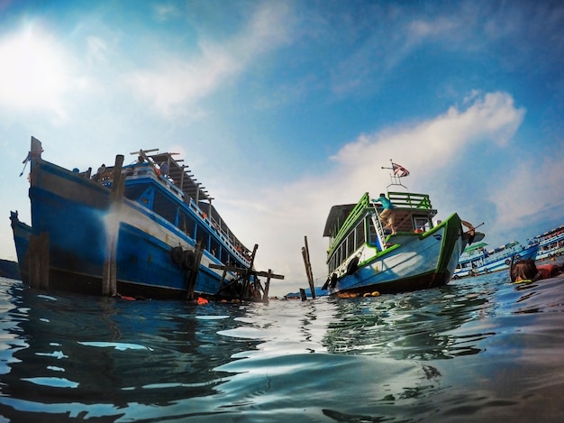 Snorkeling Activity Yacht Sea Ocean