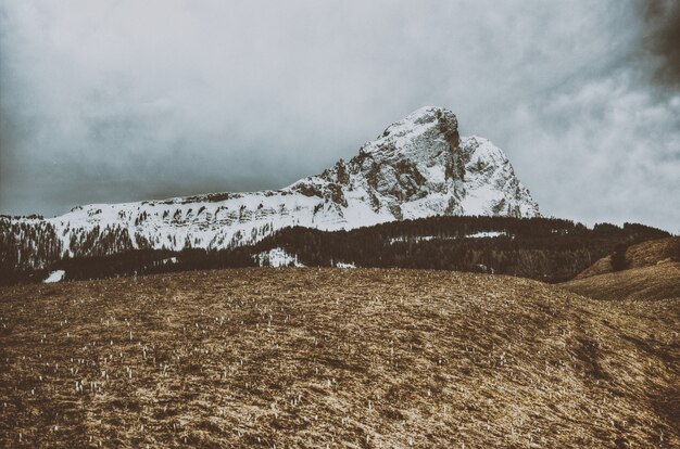 Snow Filled Mountain