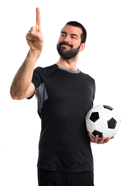 Free photo soccer playing athlete ball hispanic