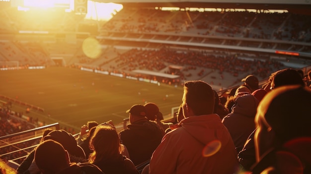 Free Photo soccer stadium full of people