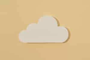 Free photo social media still life with cloud