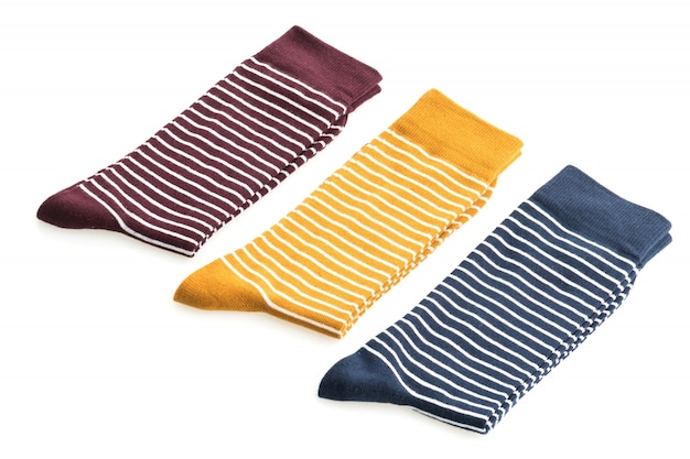 Free photo socks new striped elegant color