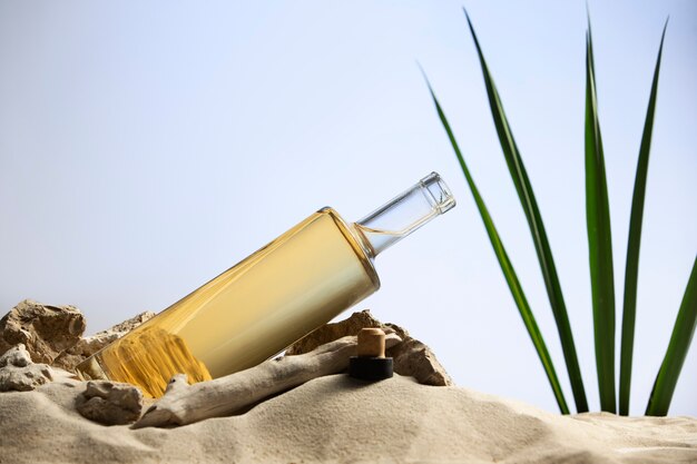 Free photo sotol drink still life