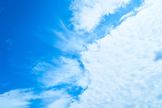 Free Photo space clouds background air blue