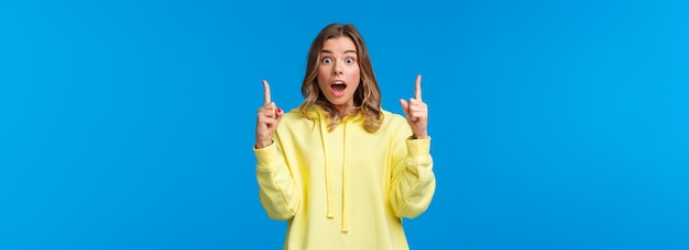 Free Photo speechless impressed young caucasian female staring at camera with dropped jaw gasping astonished po