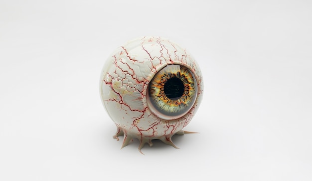 Free photo sphere representing the iris of the eye