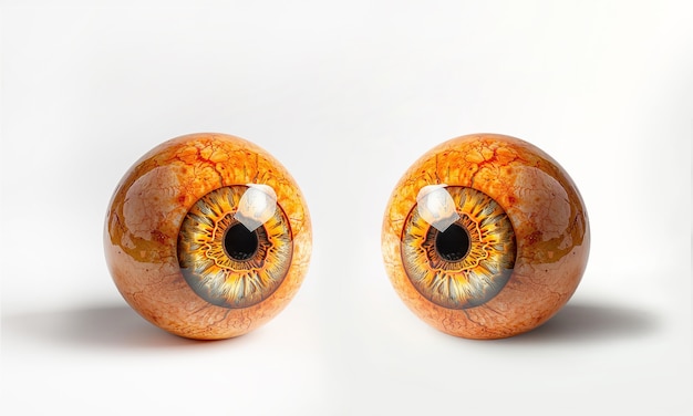 Sphere representing the iris of the eye