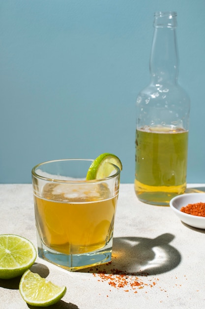 Spicy michelada beverage assortment