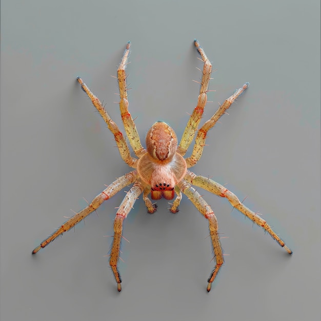 Spider in studio environment