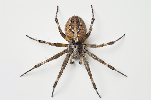 Free photo spider in studio environment