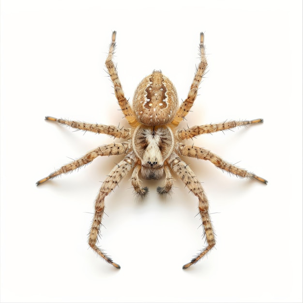 Free photo spider in studio environment