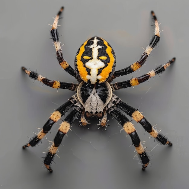 Free photo spider in studio environment