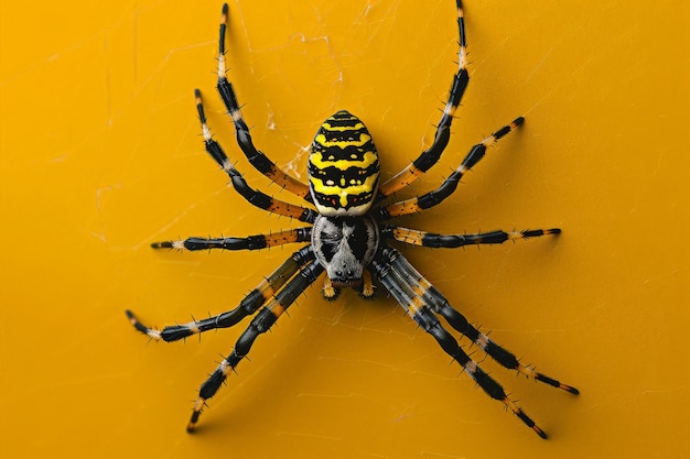 Free photo spider in studio environment