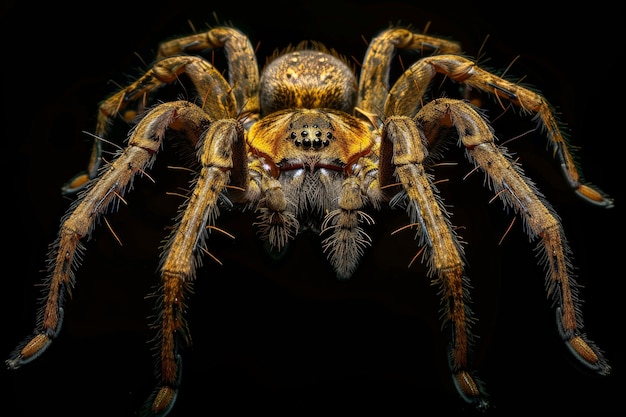 Free Photo spider in studio environment