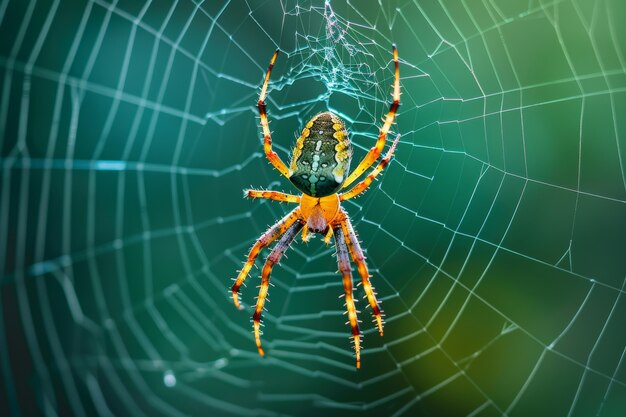 Spider in studio environment