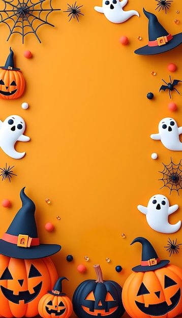 Spooky halloween background