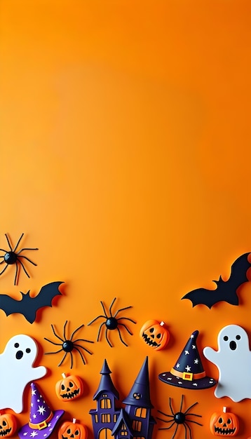 Free photo spooky halloween background