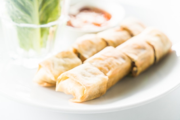 Free photo spring rolls