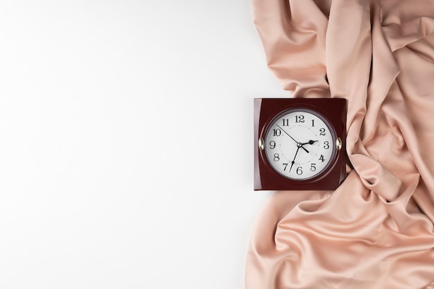 Free photo square clock indoors still life