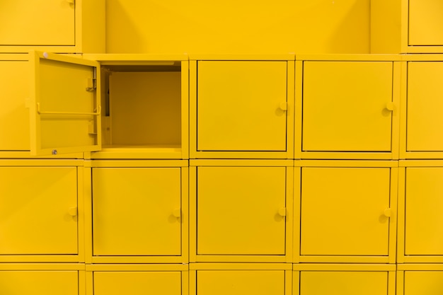 Free Photo squared lockers