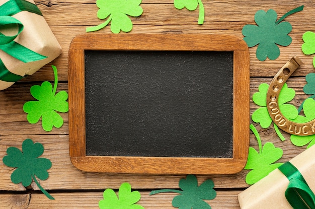 Free Photo st patrick elements arrangement top view