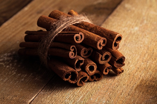 Free Photo stack of cinnamon 