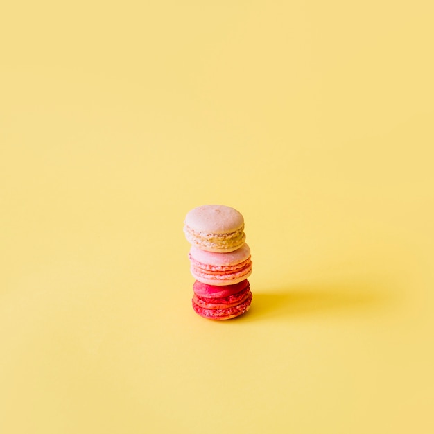 Stack of fresh macaroons