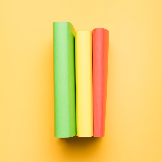 Stack of multicolored books