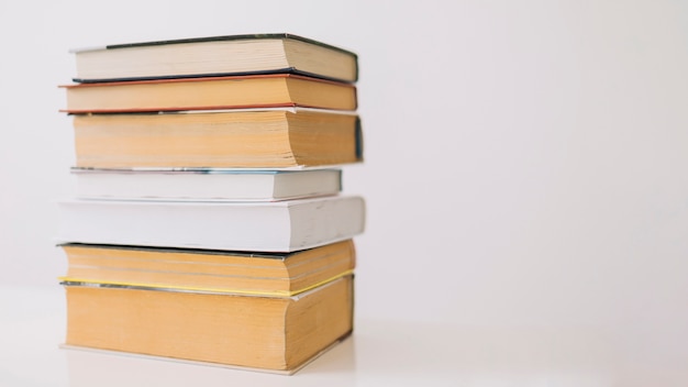 Stack of thick books