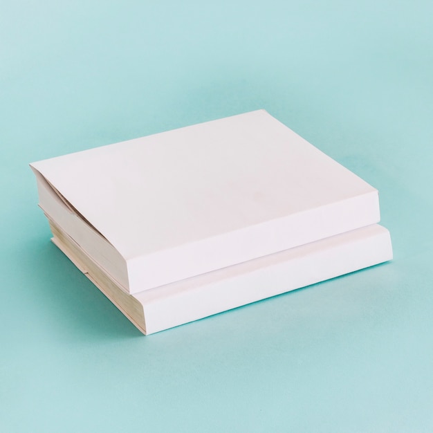 Free Photo stack of white books