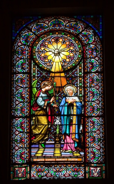 Free Photo stained-glass window