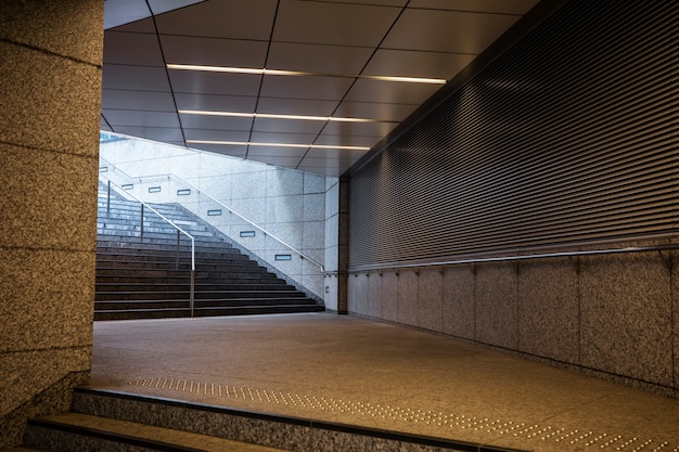 Stairs of subway