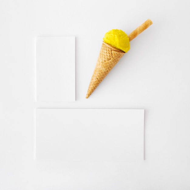 Stationery ice cream concept