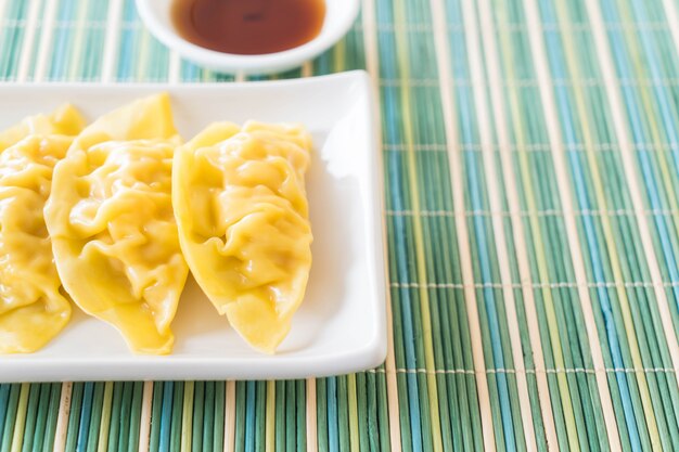 Steamed shrimp dumplings dim sum