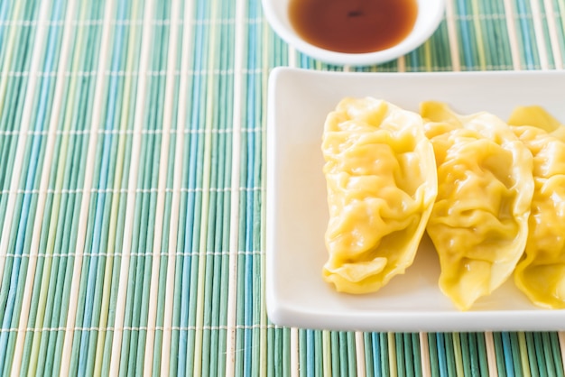 Steamed shrimp dumplings dim sum