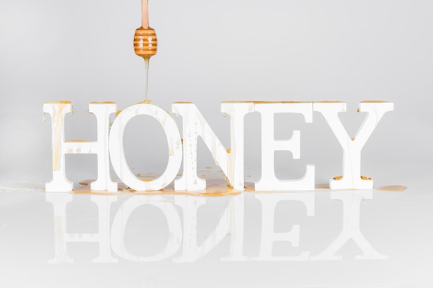 Free Photo sticky honey