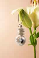 Free photo still life of aesthetic earrings