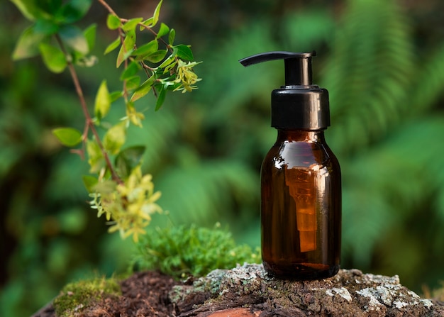 Free photo still life of beauty products based on regenerative agriculture