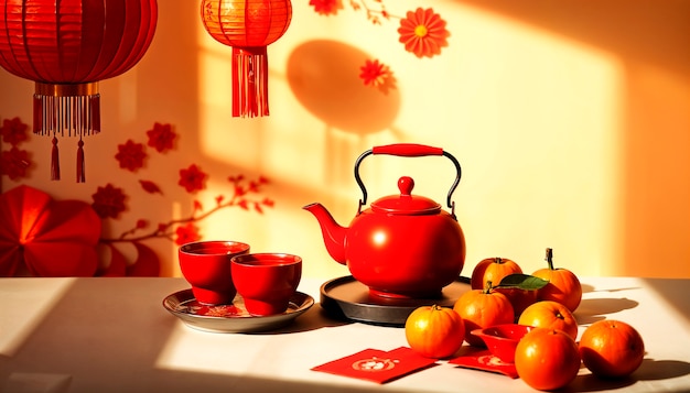 Still life of chinese new year