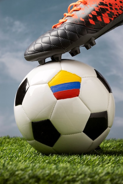 Still life of colombia national soccer team