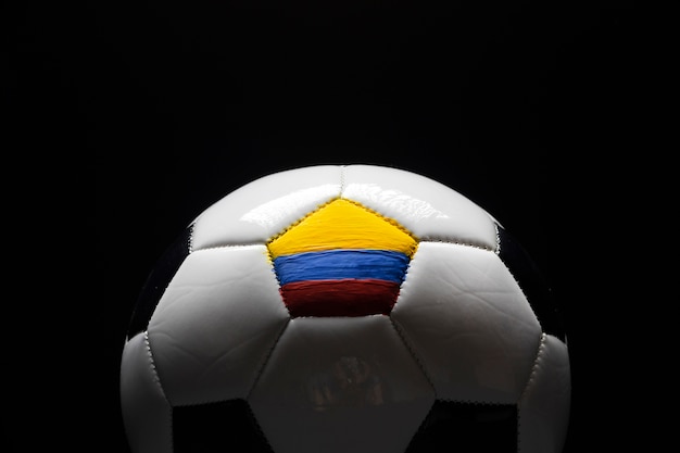 Free photo still life of colombia national soccer team