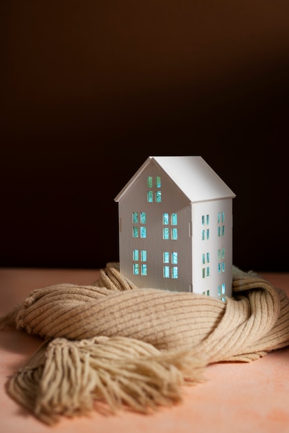 Free Photo still life of cozy house with toys