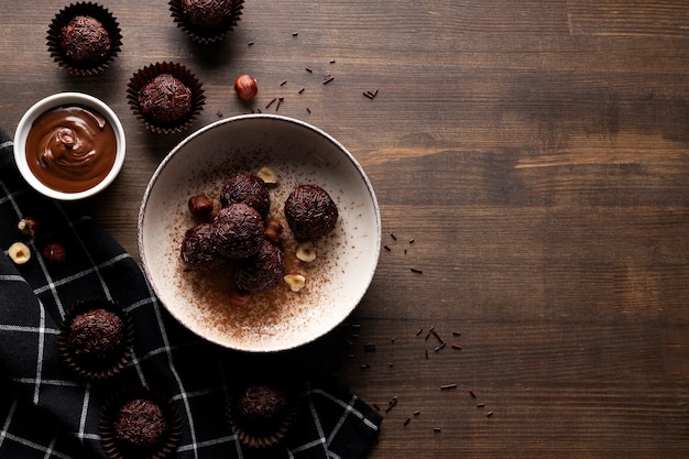 Free photo still life of cup of brazilian acai dessert